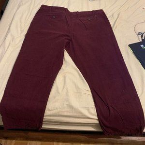 Tommy Hilfiger Maroon Chinos Size 40X30